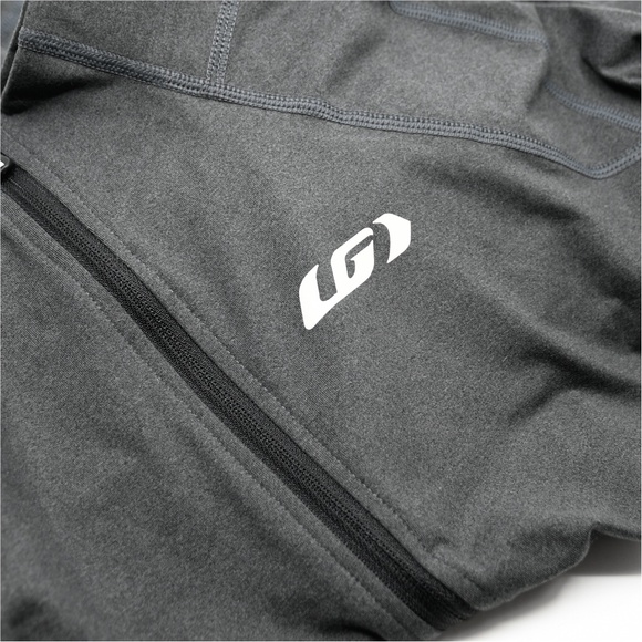 LOUIS GARNEAU Partial Zip Mock Neck Jersey Top - Picture 6 of 11
